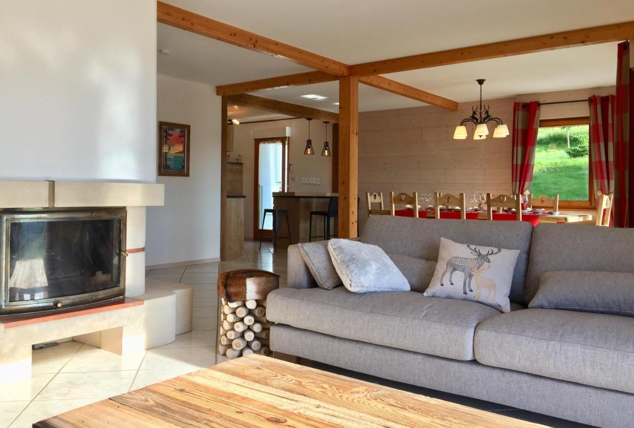 Chalet Le Flocon Bleu - Mauselaine Avec Vue Sur Le Lac De Gérardmer Zewnętrze zdjęcie
